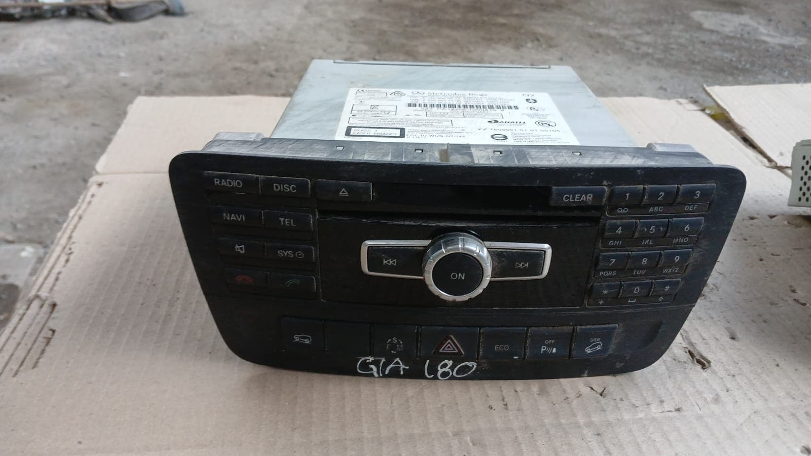 Panel de Radio Mercedes Benz GLA 180