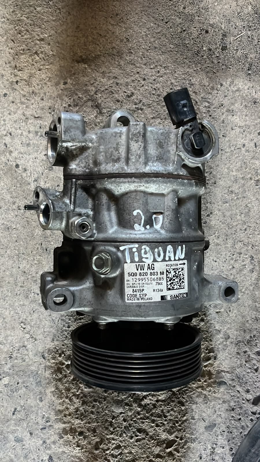 Compresor de Aire Acondicionado Volkswagen Tiguan 2.0
